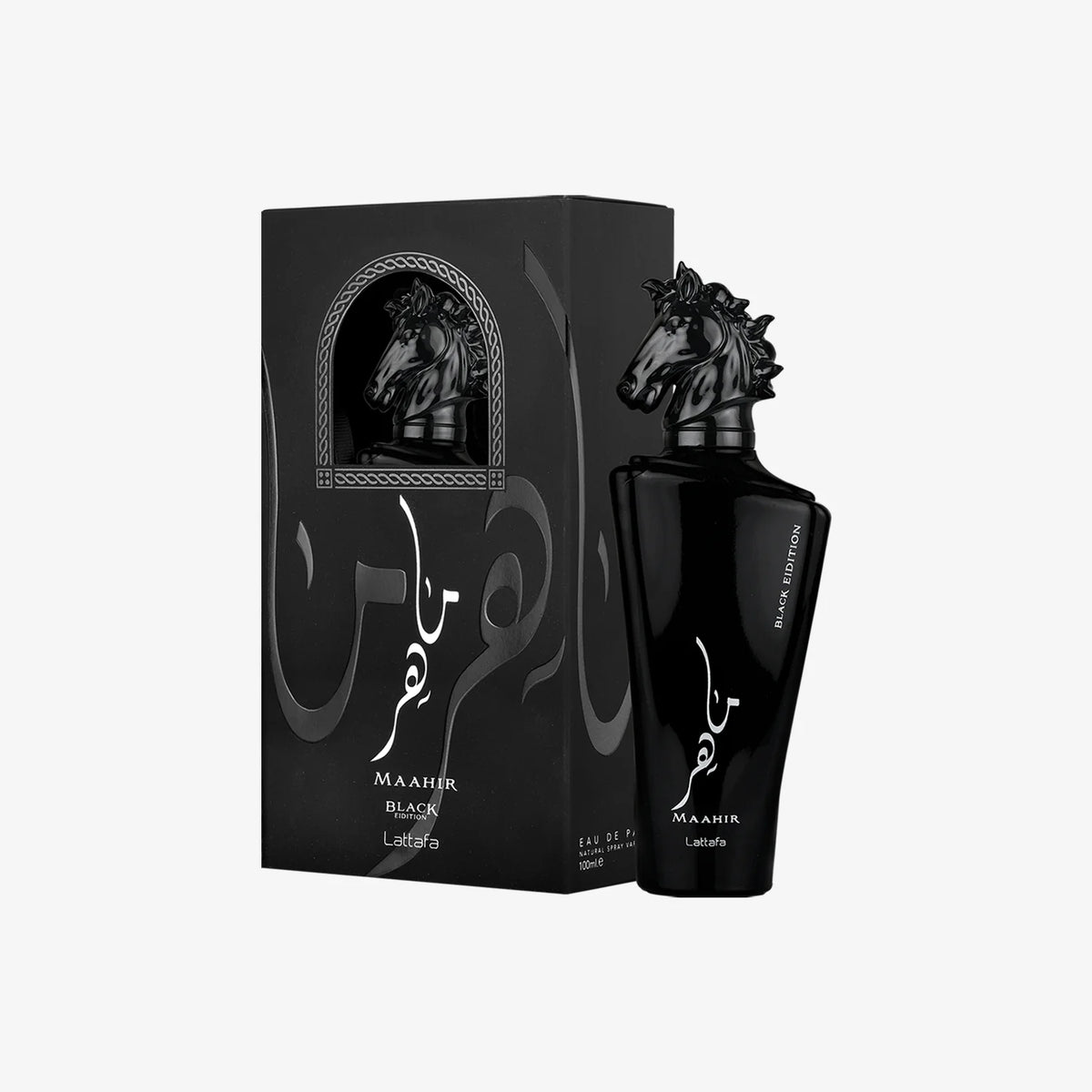 Lattafa Maahir Black Edition Eau de Parfum – Unisex Amber Spicy Signature 100ML