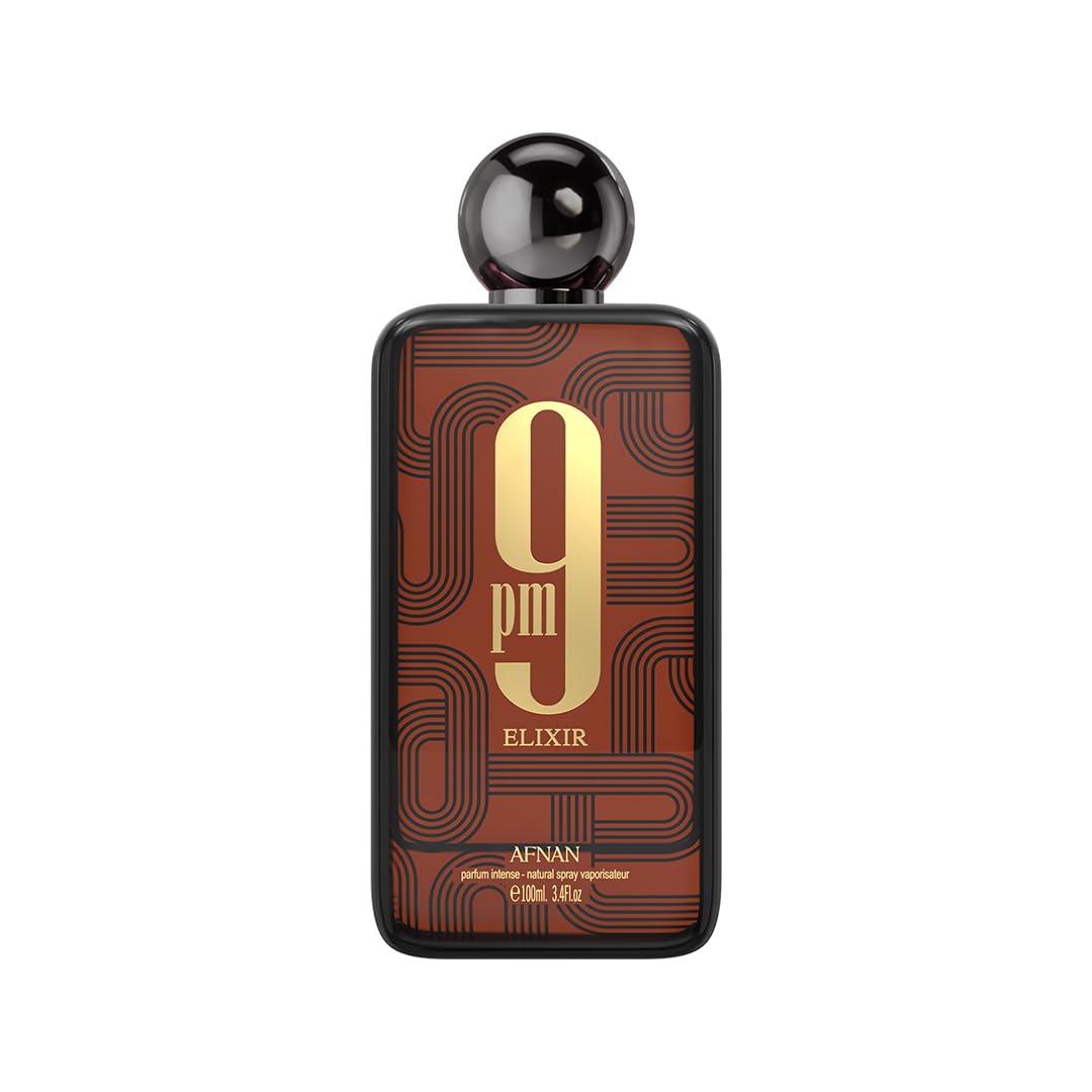 Afnan 9PM Elixir Extrait Eau de Parfum – Warm Spicy Unisex Fragrance 100ML