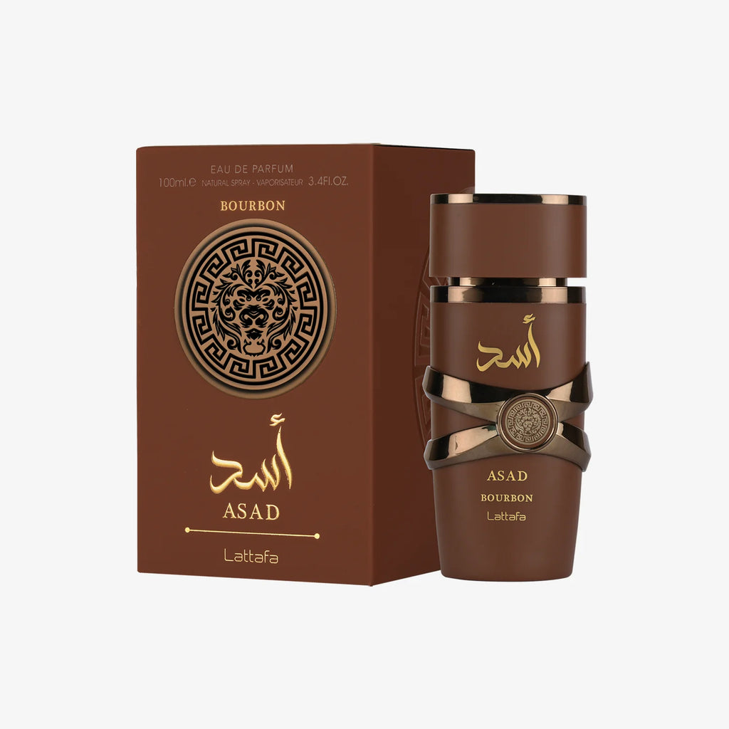 Lattafa Asad Bourbon Eau de Parfum – Spicy Gourmand Masculine Signature 100ML