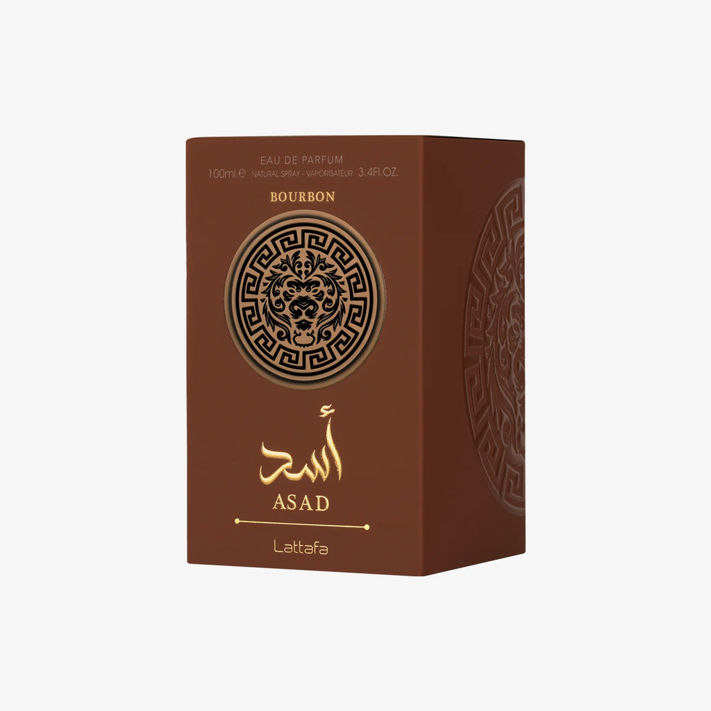 Lattafa Asad Bourbon Eau de Parfum – Spicy Gourmand Masculine Signature 100ML