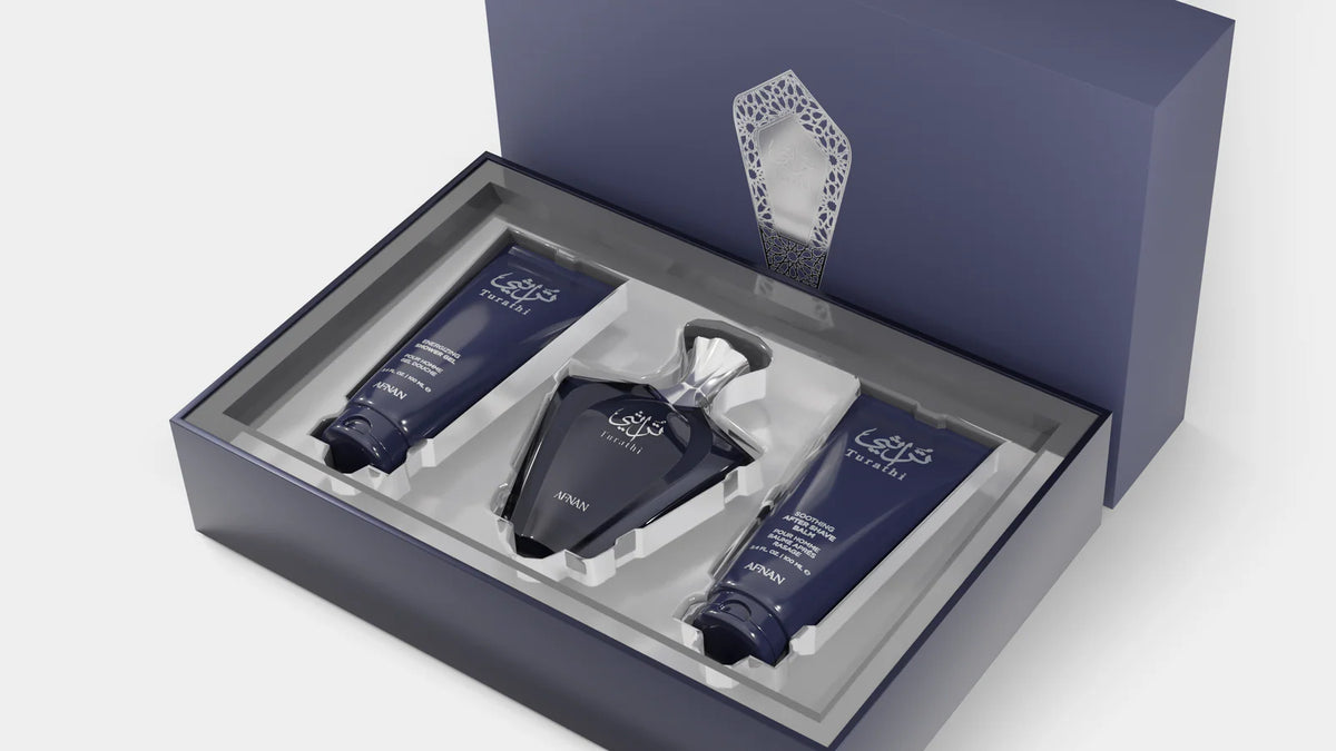Afnan Turathi Blue Gift Set 90ml box